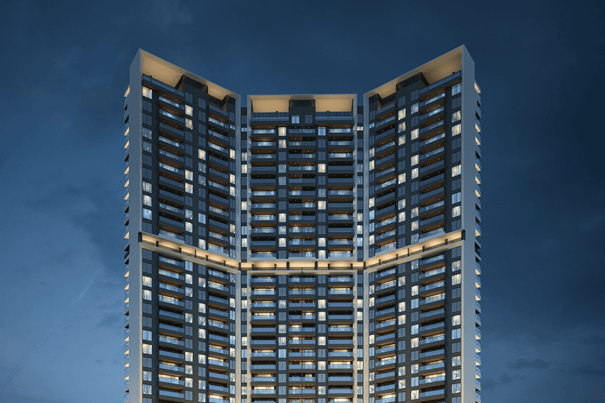 Shivalik Skyview primary architectural exterior — apex developers in GIFT City, Block 16, Zone 1