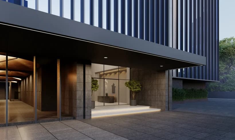 Titanium World Tower architectural view 7