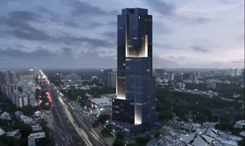 Titanium World Tower architectural view 4