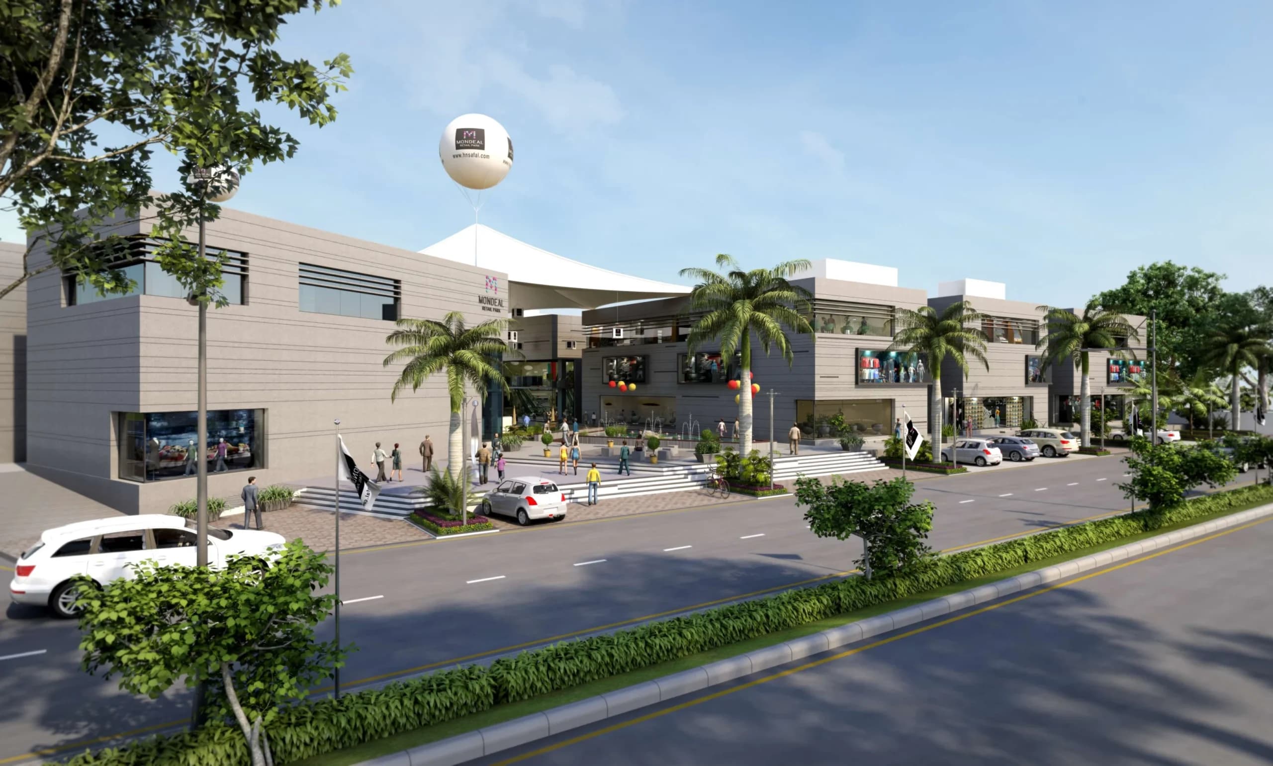 Mondeal Retail Park architectural view 3