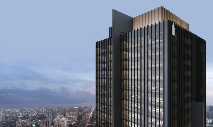 Titanium World Tower architectural view 2